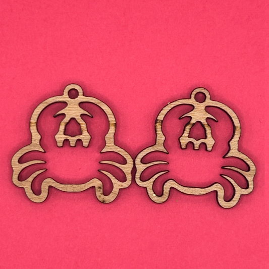 Blank Crab wooden bezels