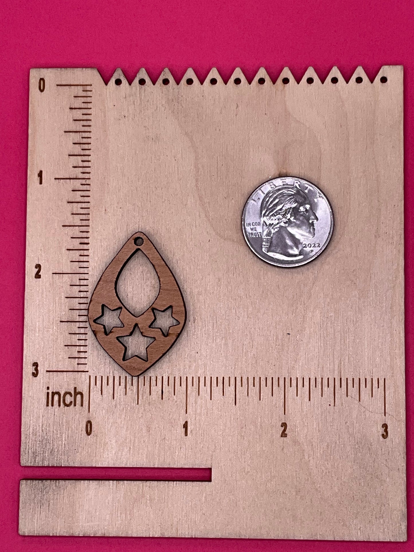 Blank Marqui Stars wooden bezels