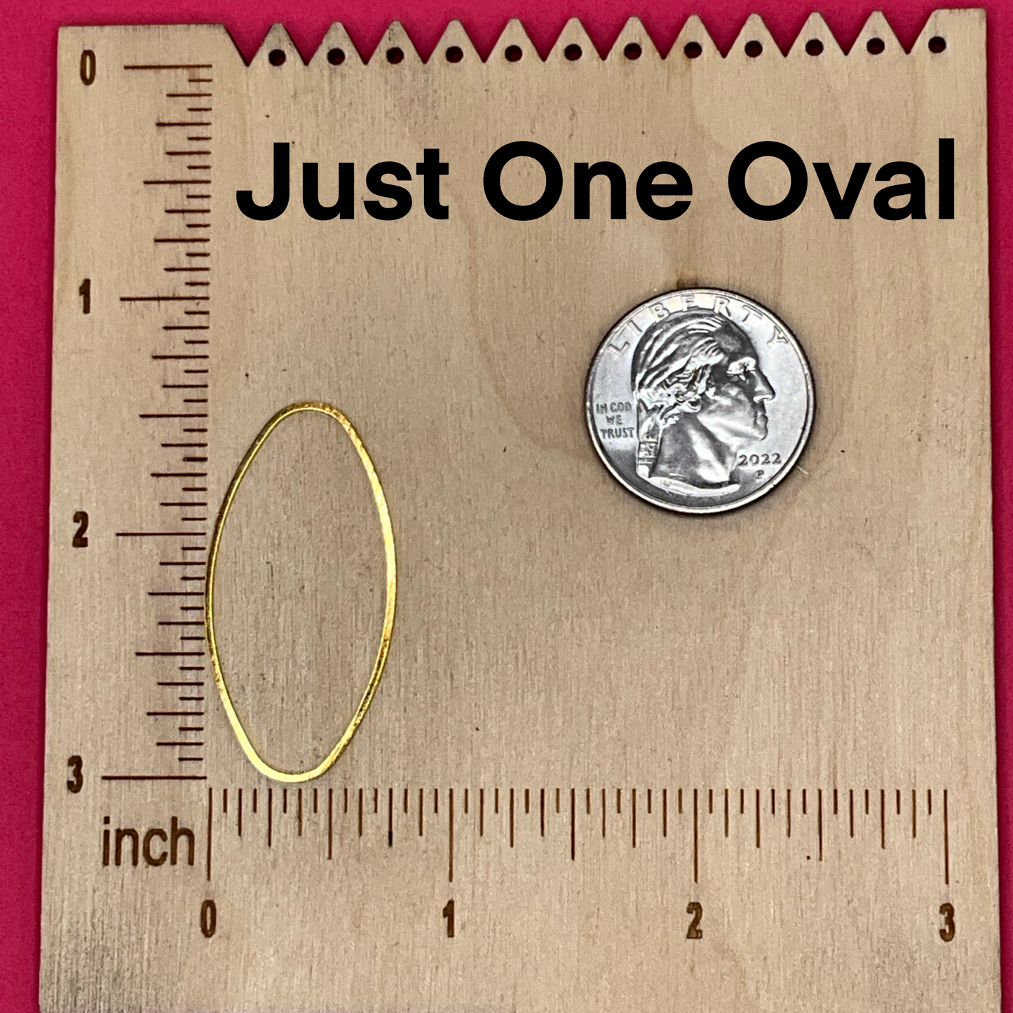 Oval metal bezels