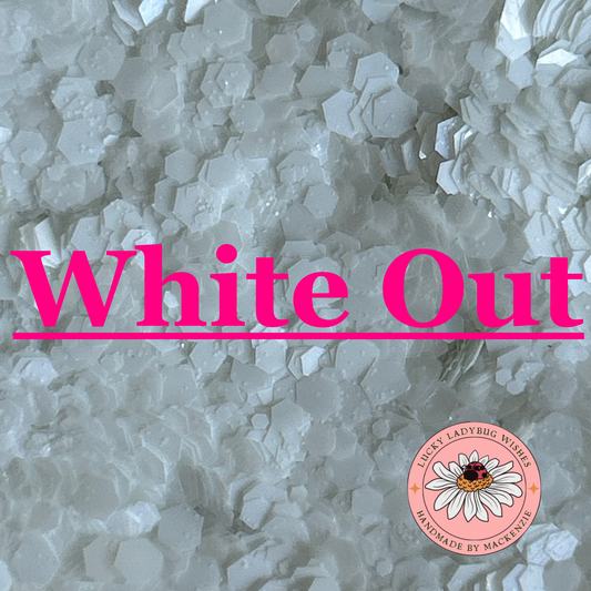 White Out Glitter