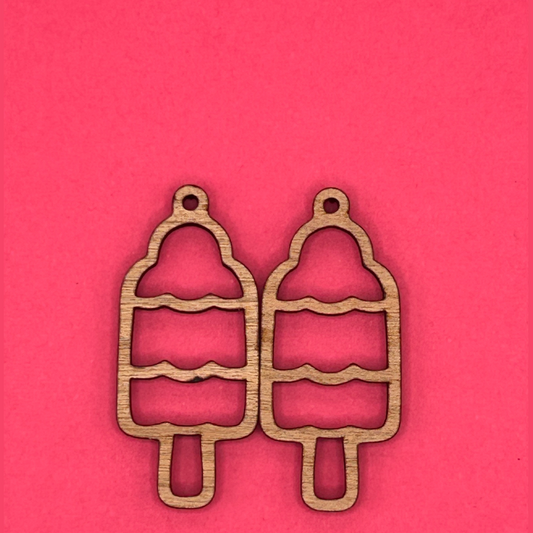 Blank Bomb Pop wooden bezels