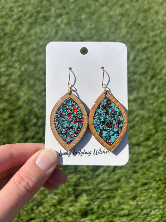 Atta Girl Wooden earrings