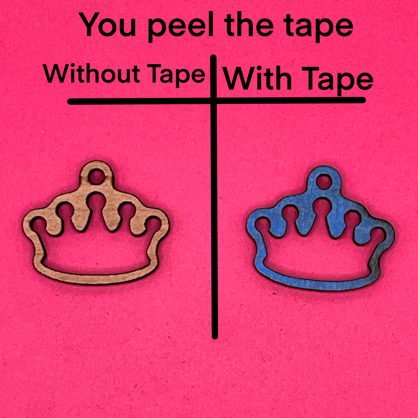 Blank Crown wooden bezels