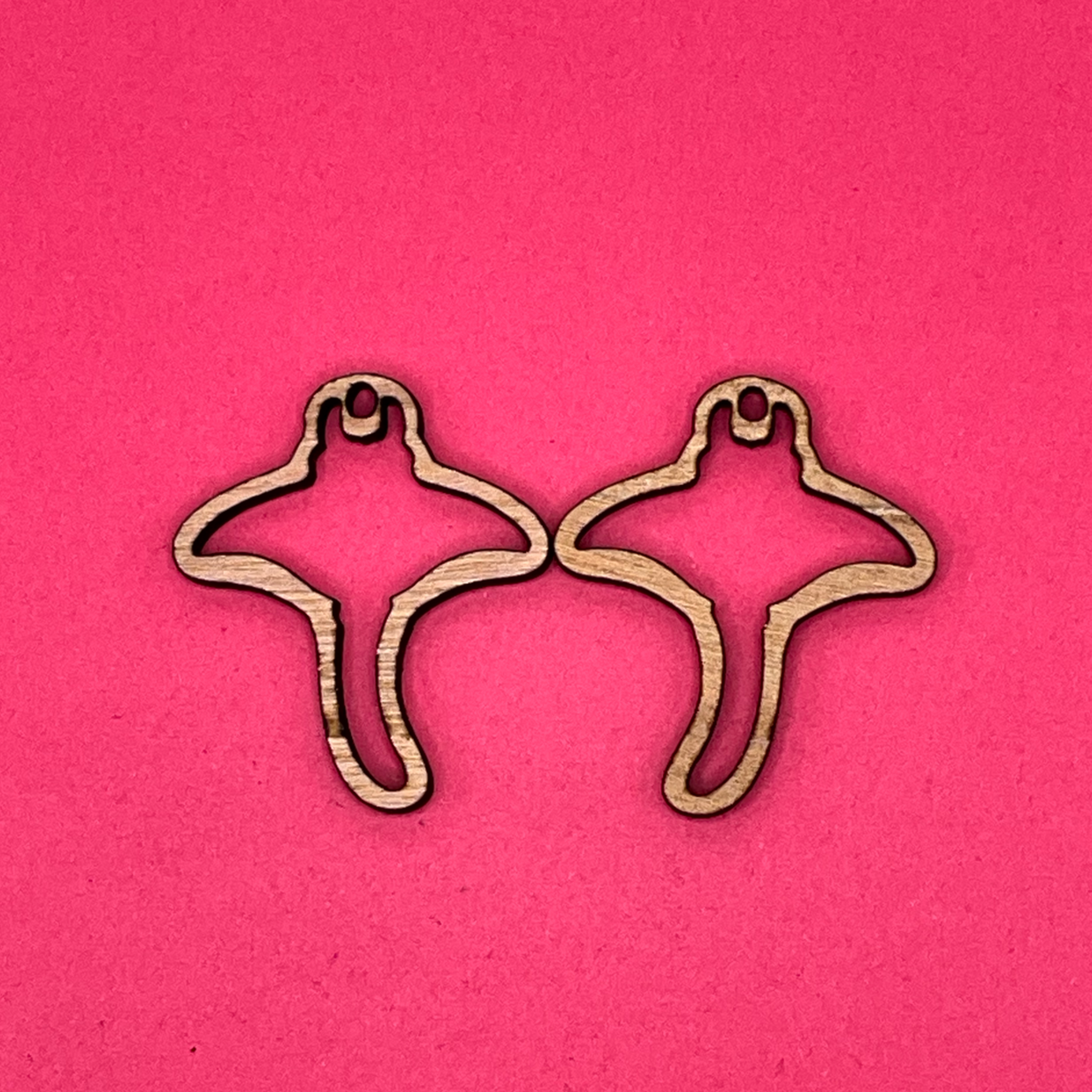 Blank Manta Ray wooden bezels