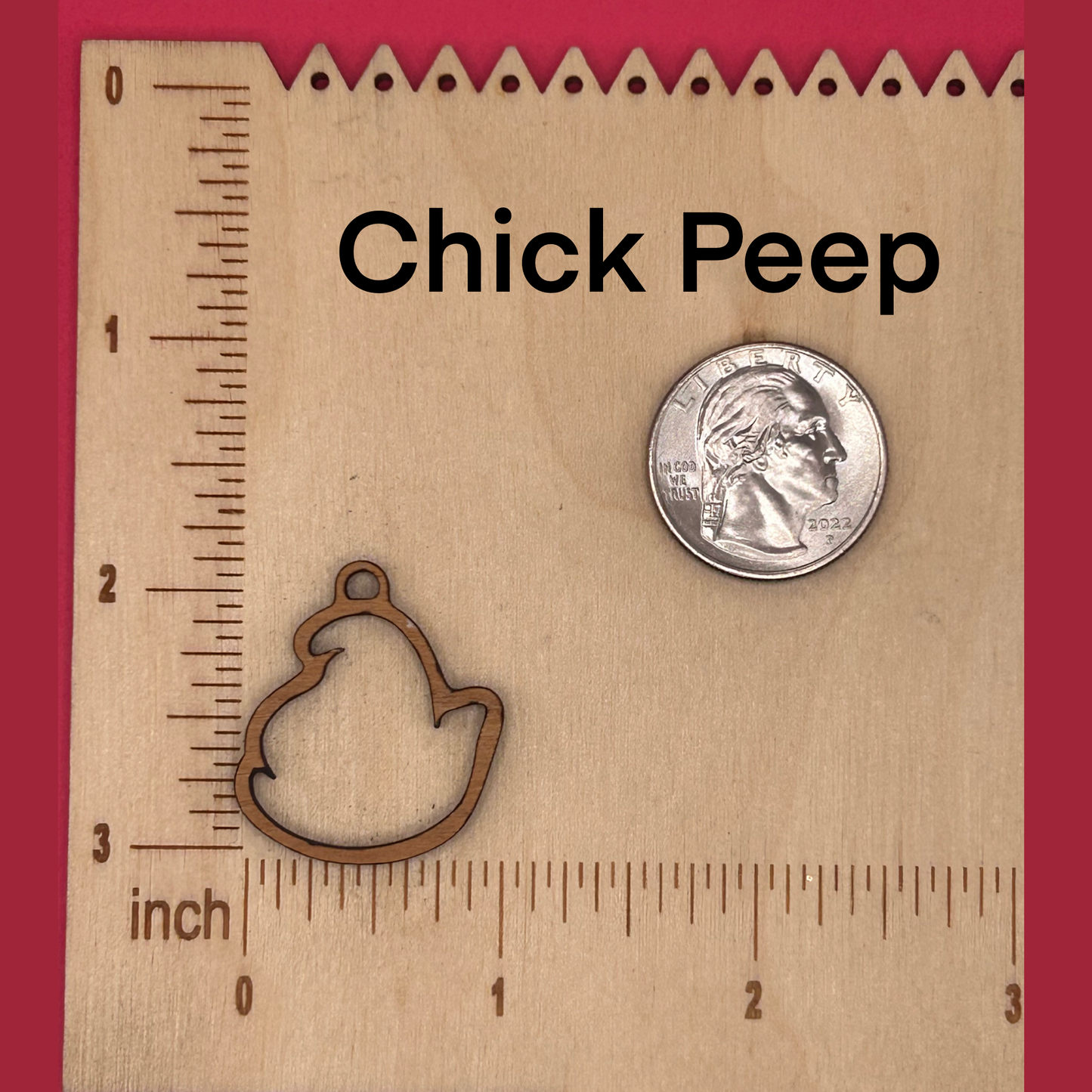 Blank Peeps wooden bezels