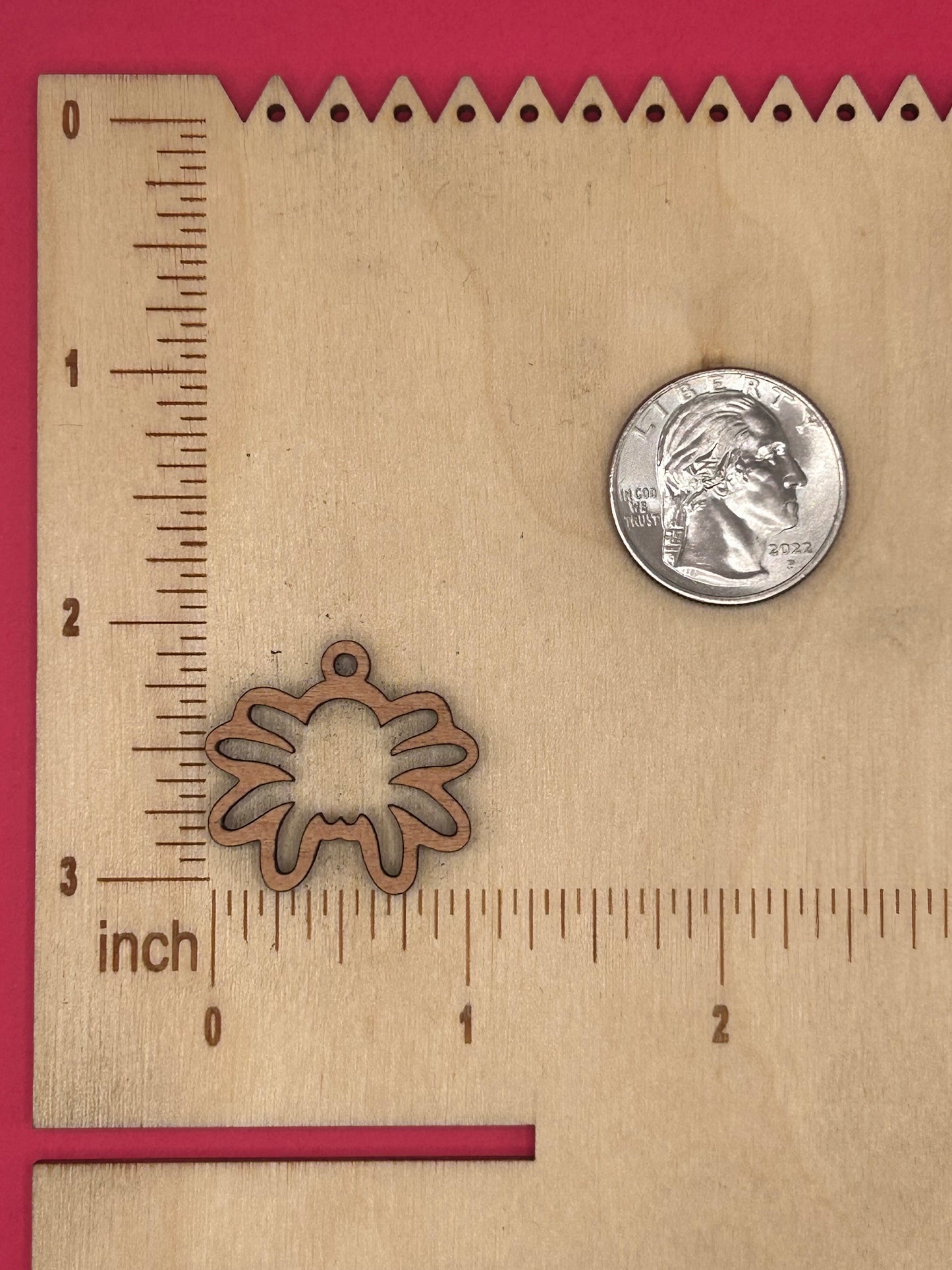 Blank spider wooden bezels
