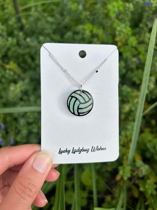 Volleyball necklace