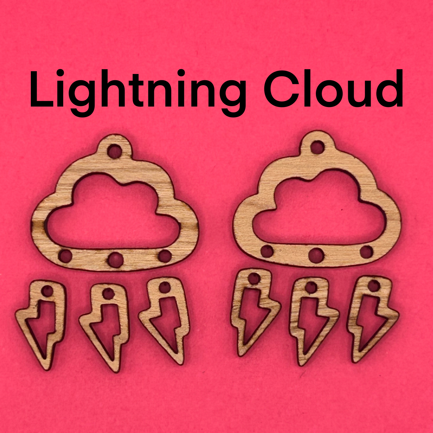 Blank Cloud wooden bezels