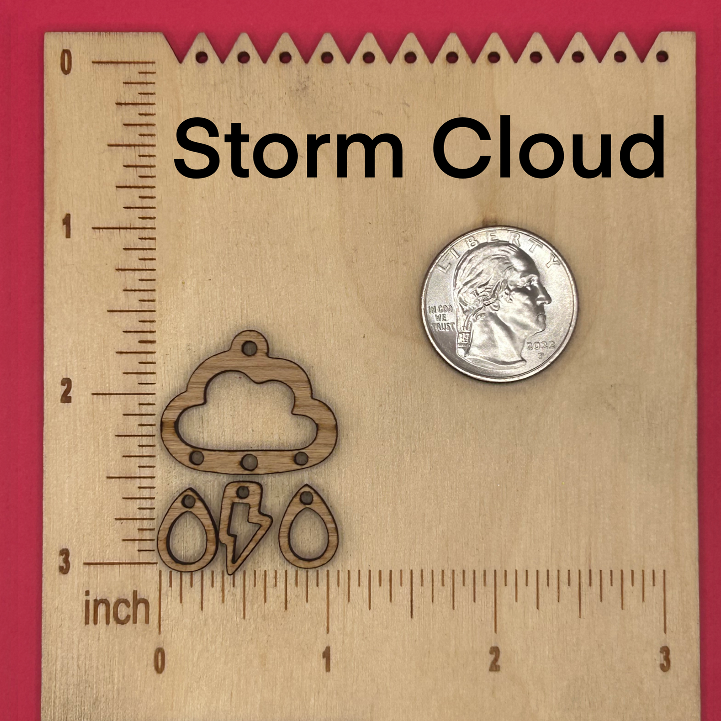 Blank Cloud wooden bezels