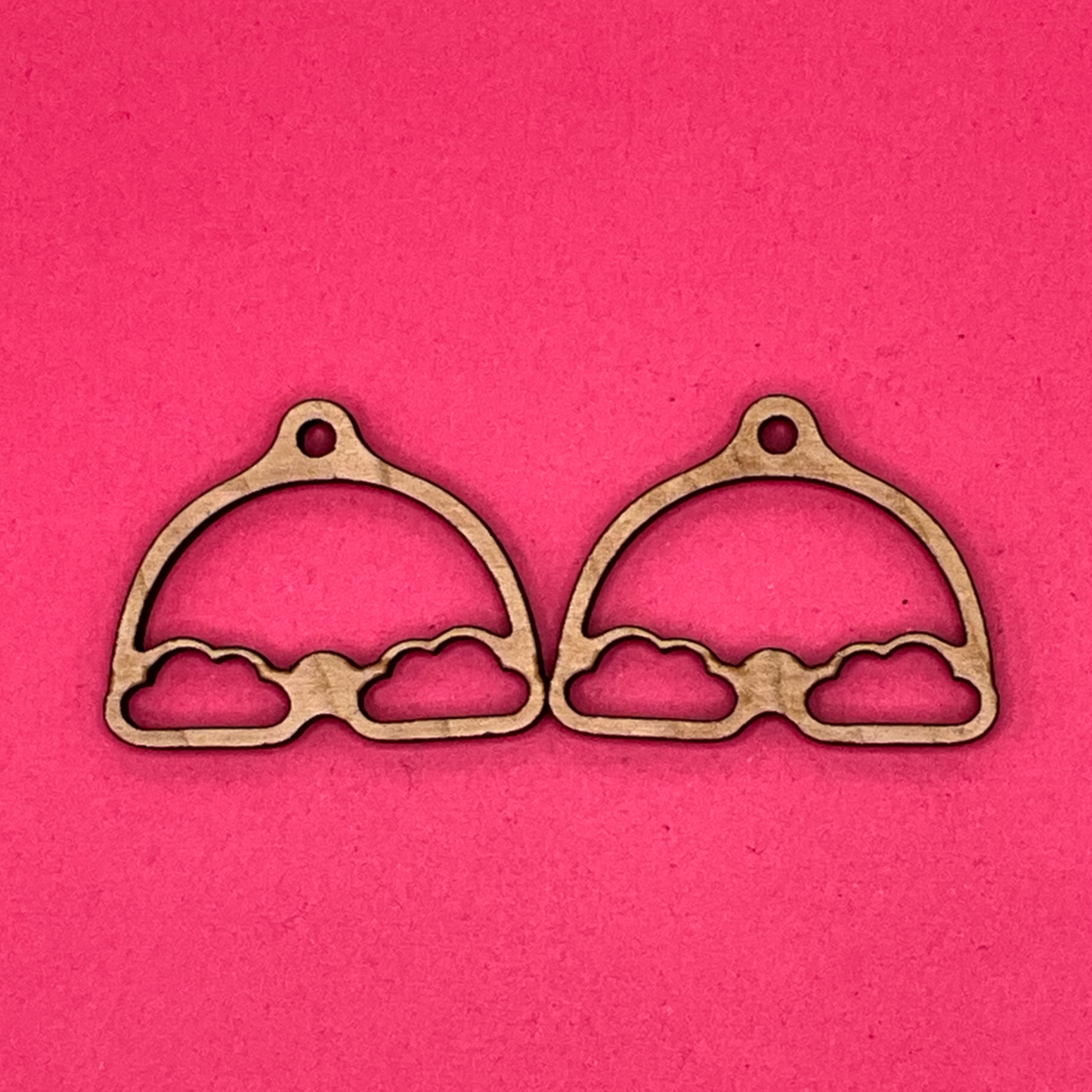 Blank Rainbow wooden bezels