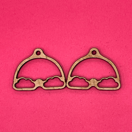 Blank Rainbow wooden bezels