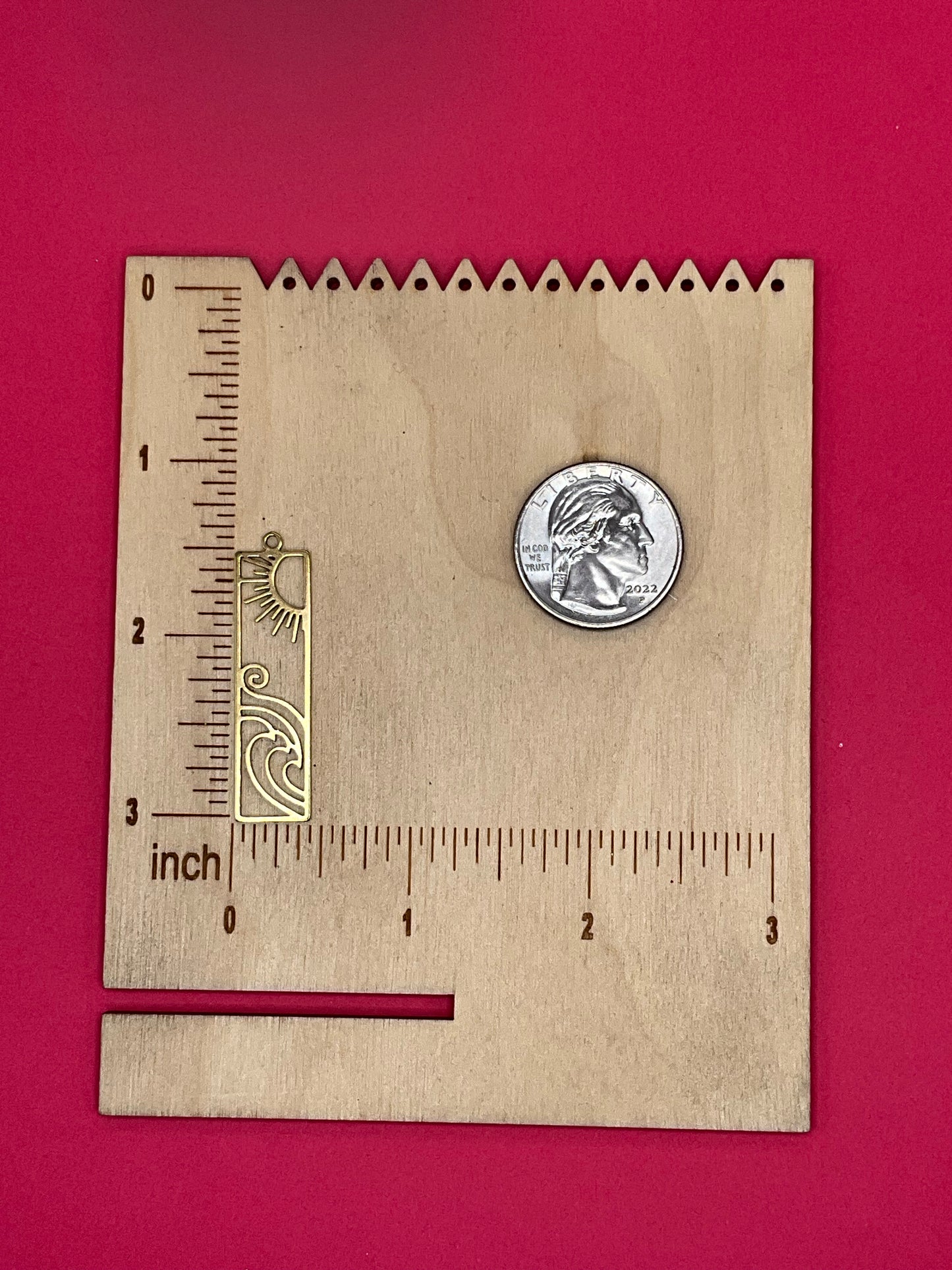 Beach Rectangle metal bezels