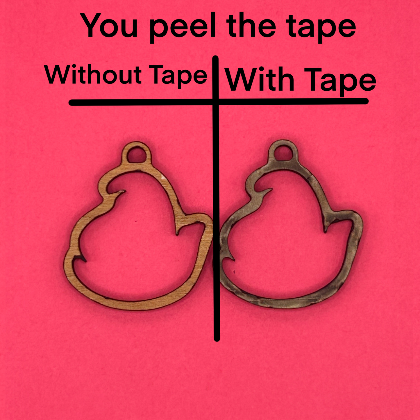 Blank Peeps wooden bezels