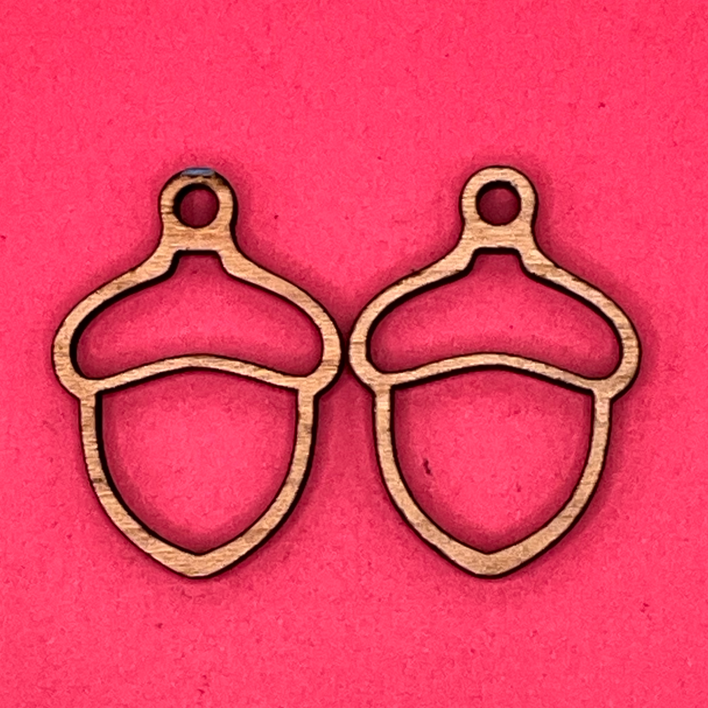 Blank Acorn wooden bezels