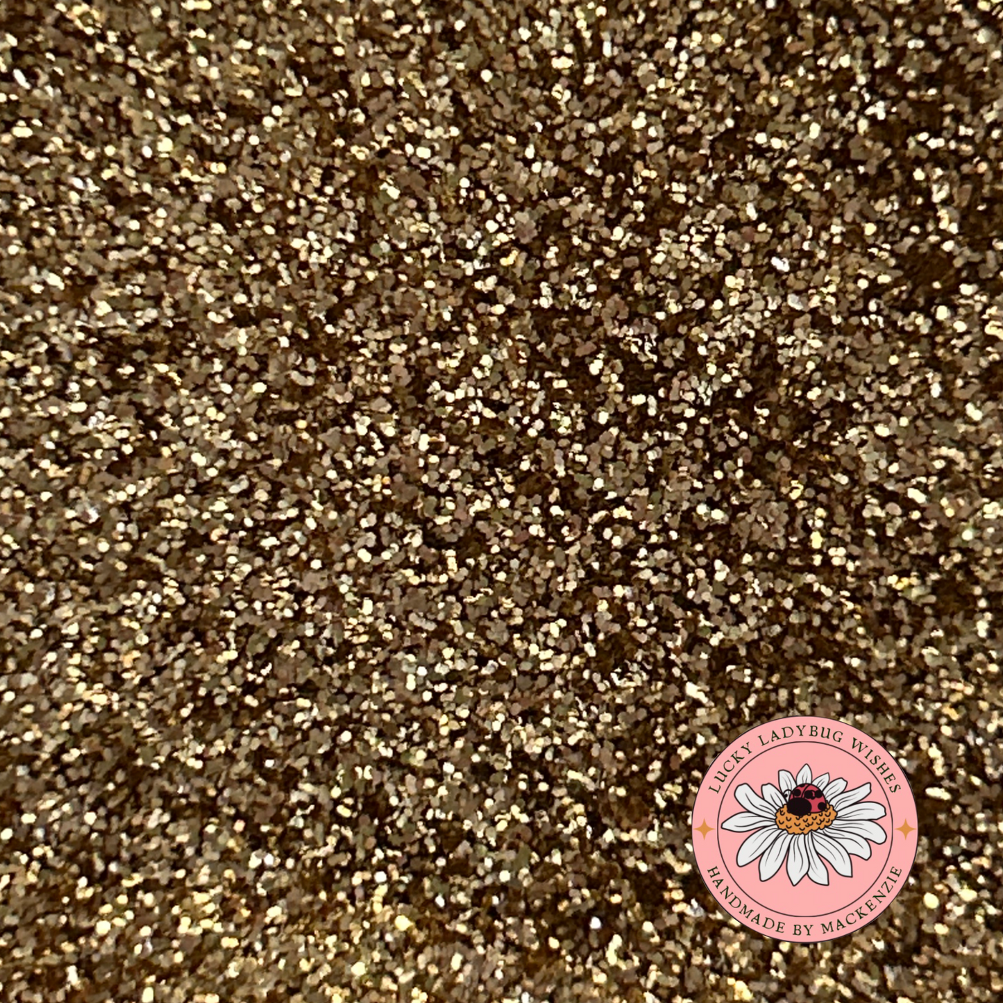 Fine Champagne Gold Glitter