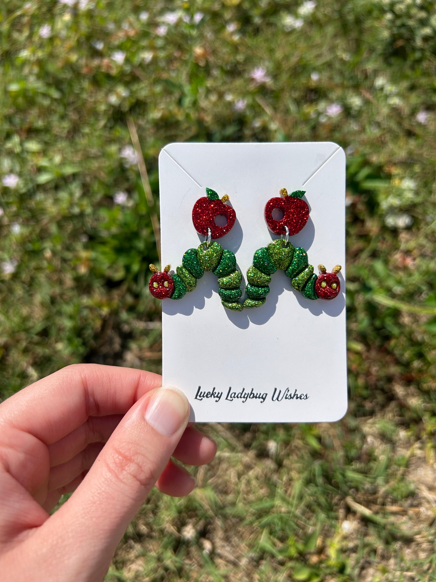 Hungry Caterpillar earrings