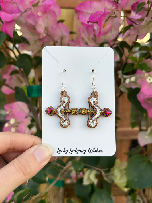 Bow and Arrow earrings