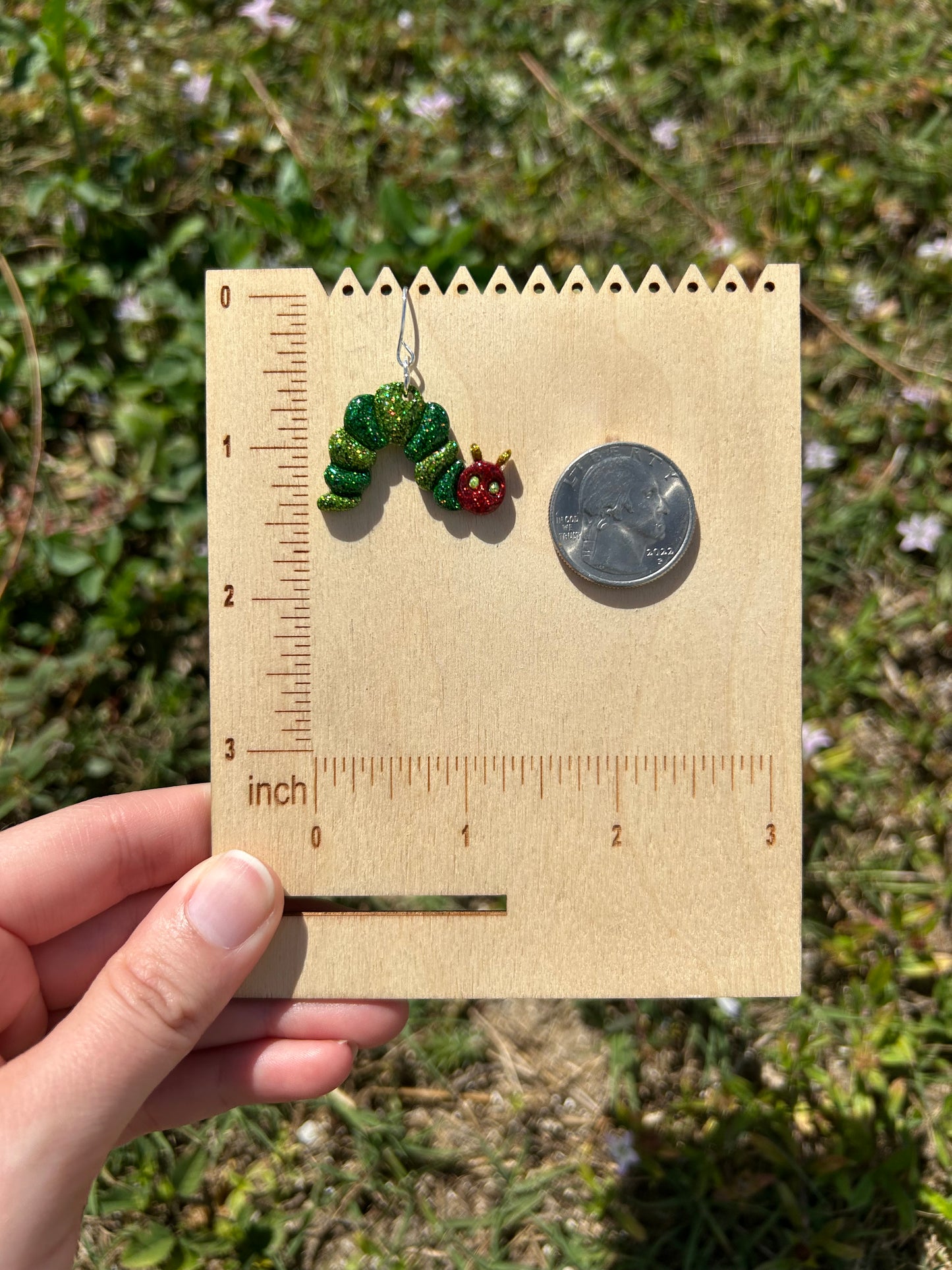 Hungry Caterpillar earrings