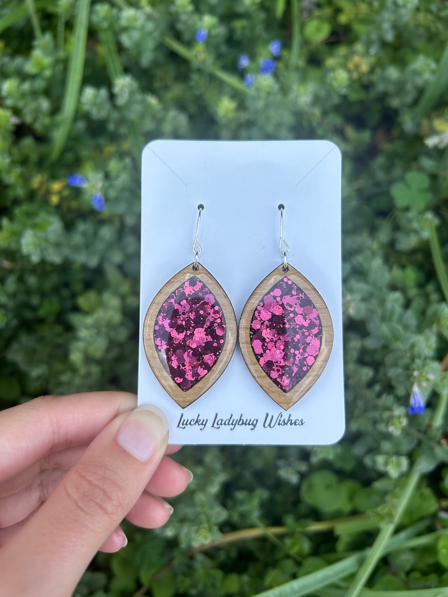 Jane wooden earrings