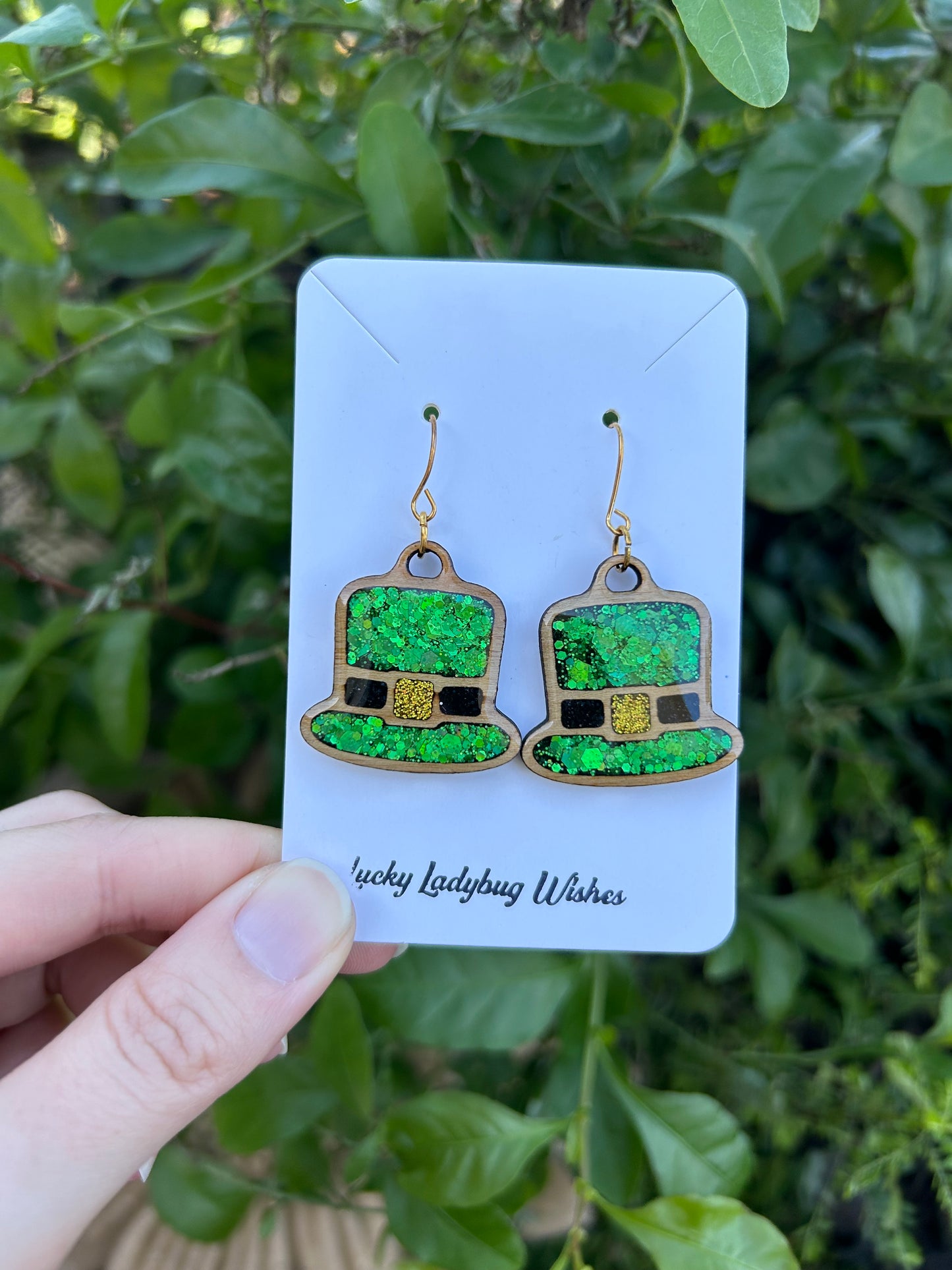 Leprechaun Hat earrings