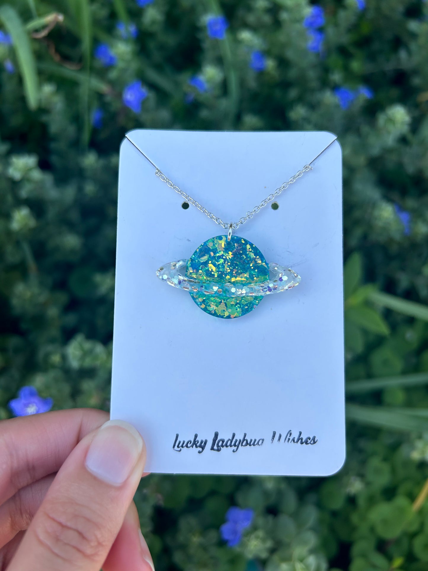 Planet necklace