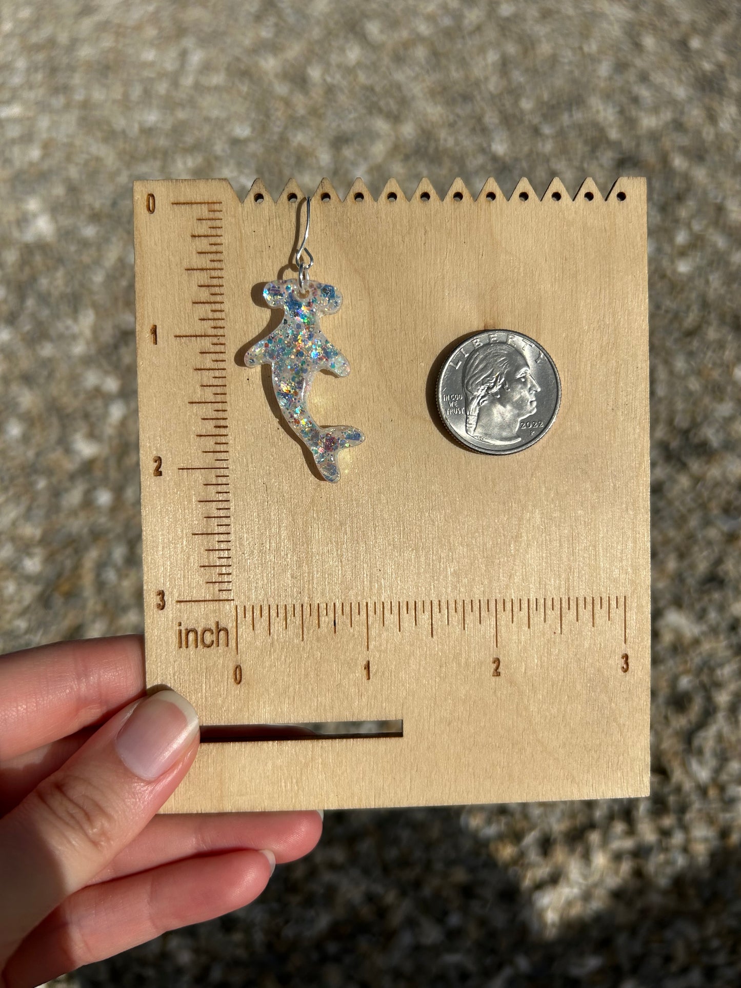 Hammerhead earrings