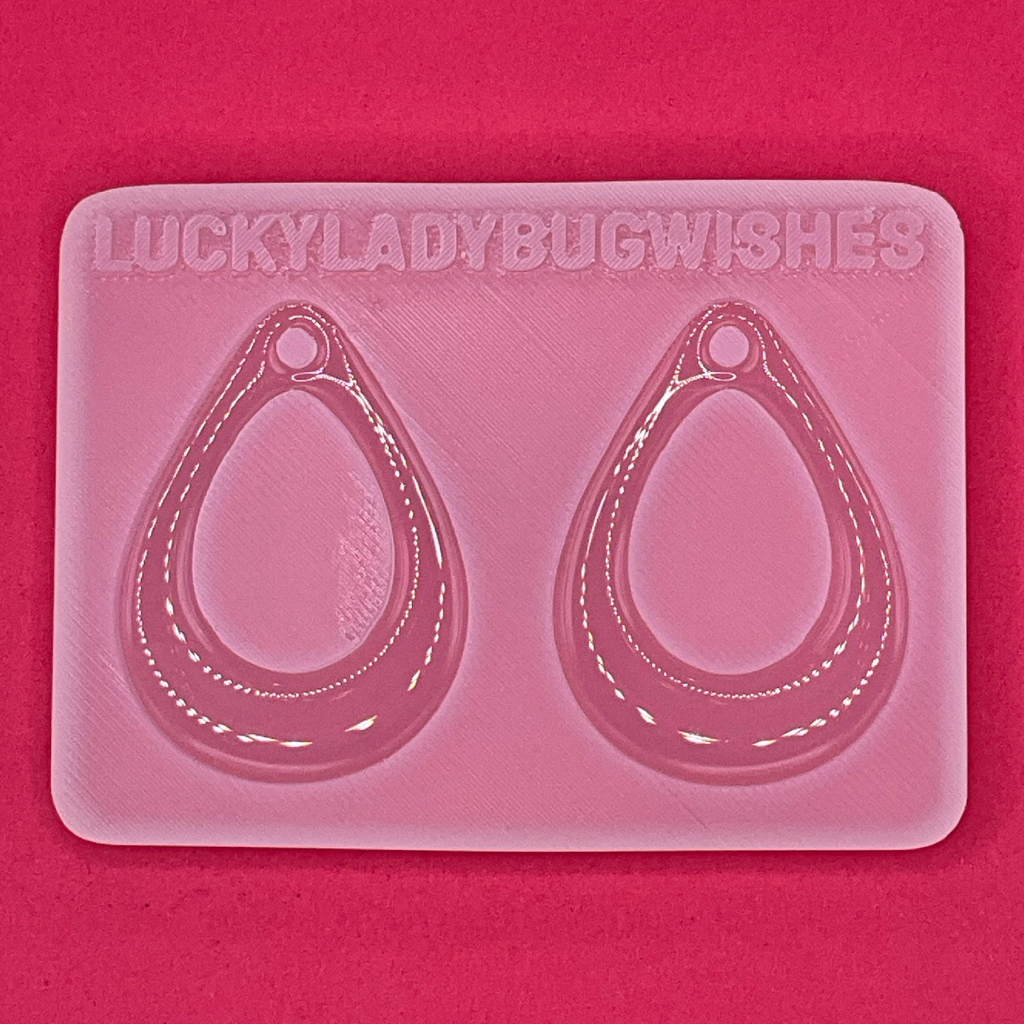 Big Teardrop Cutout Silicone Mold