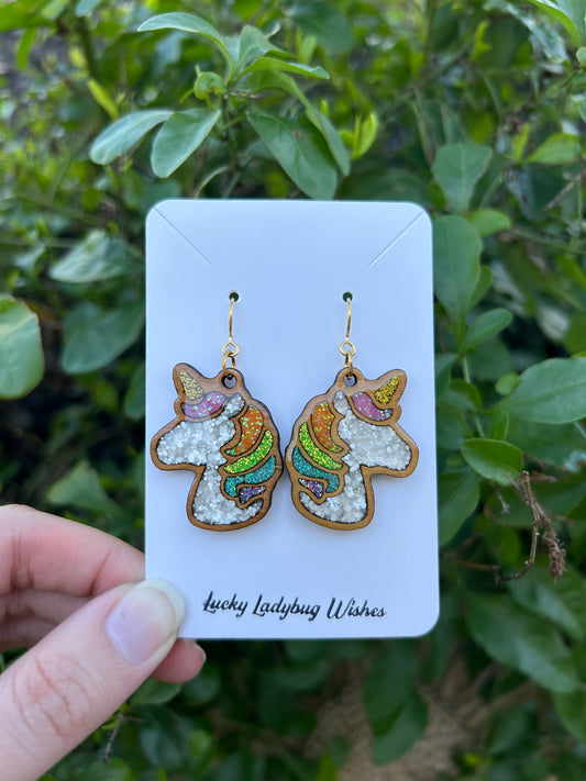 Unicorn earrings