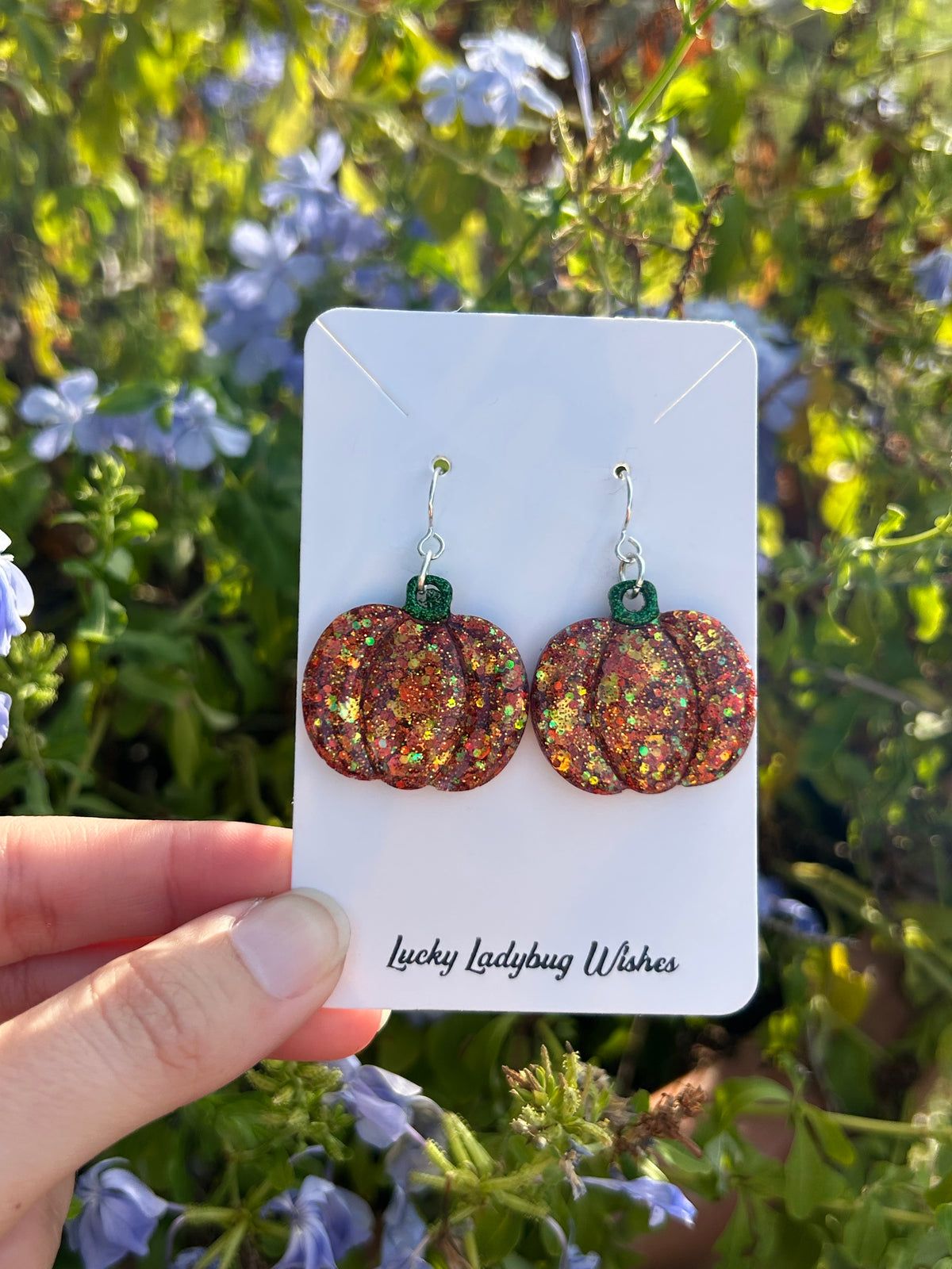 Pumpkin earrings