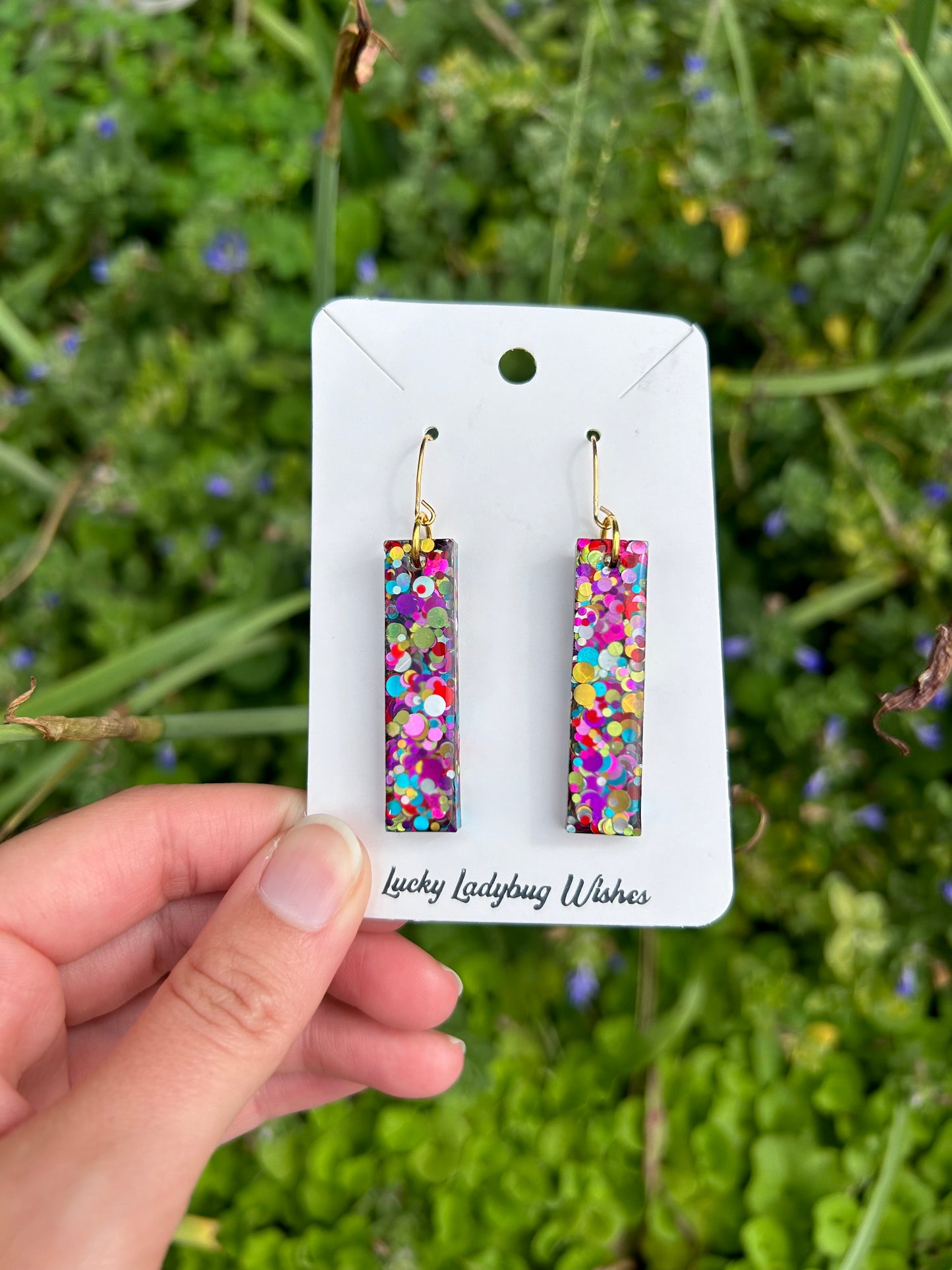 Small Rainbow earrings