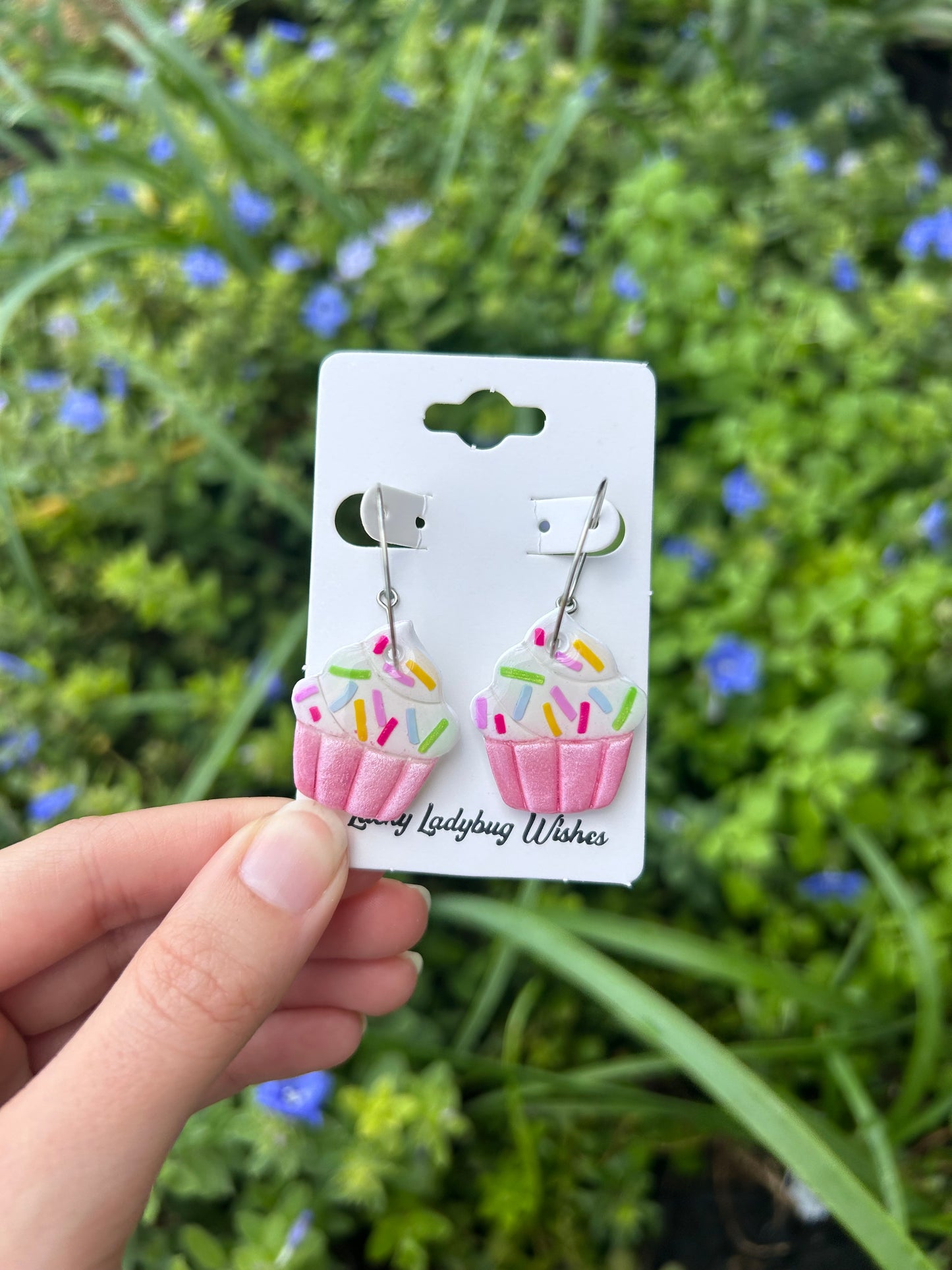 Cupcake earrings