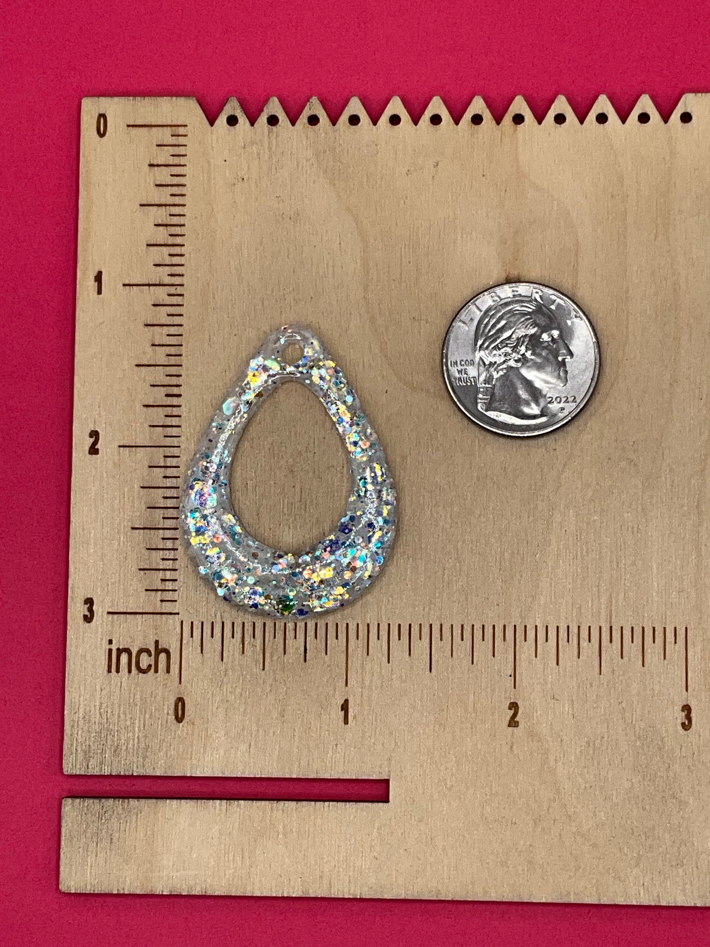 Big Teardrop Cutout Silicone Mold