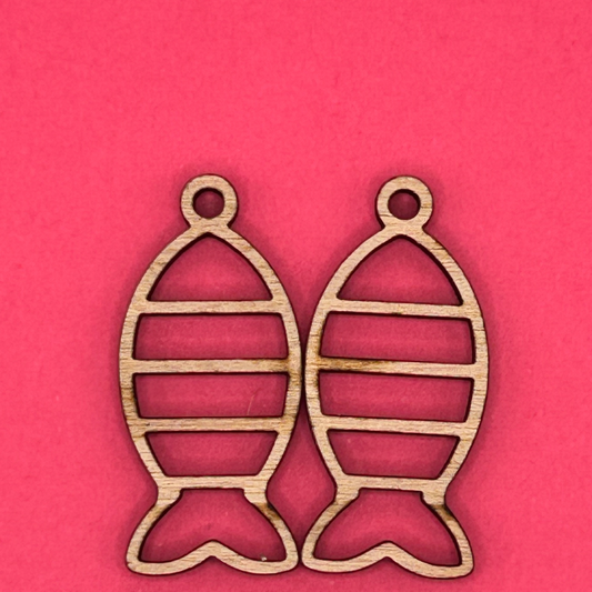 Blank Fish wooden bezels