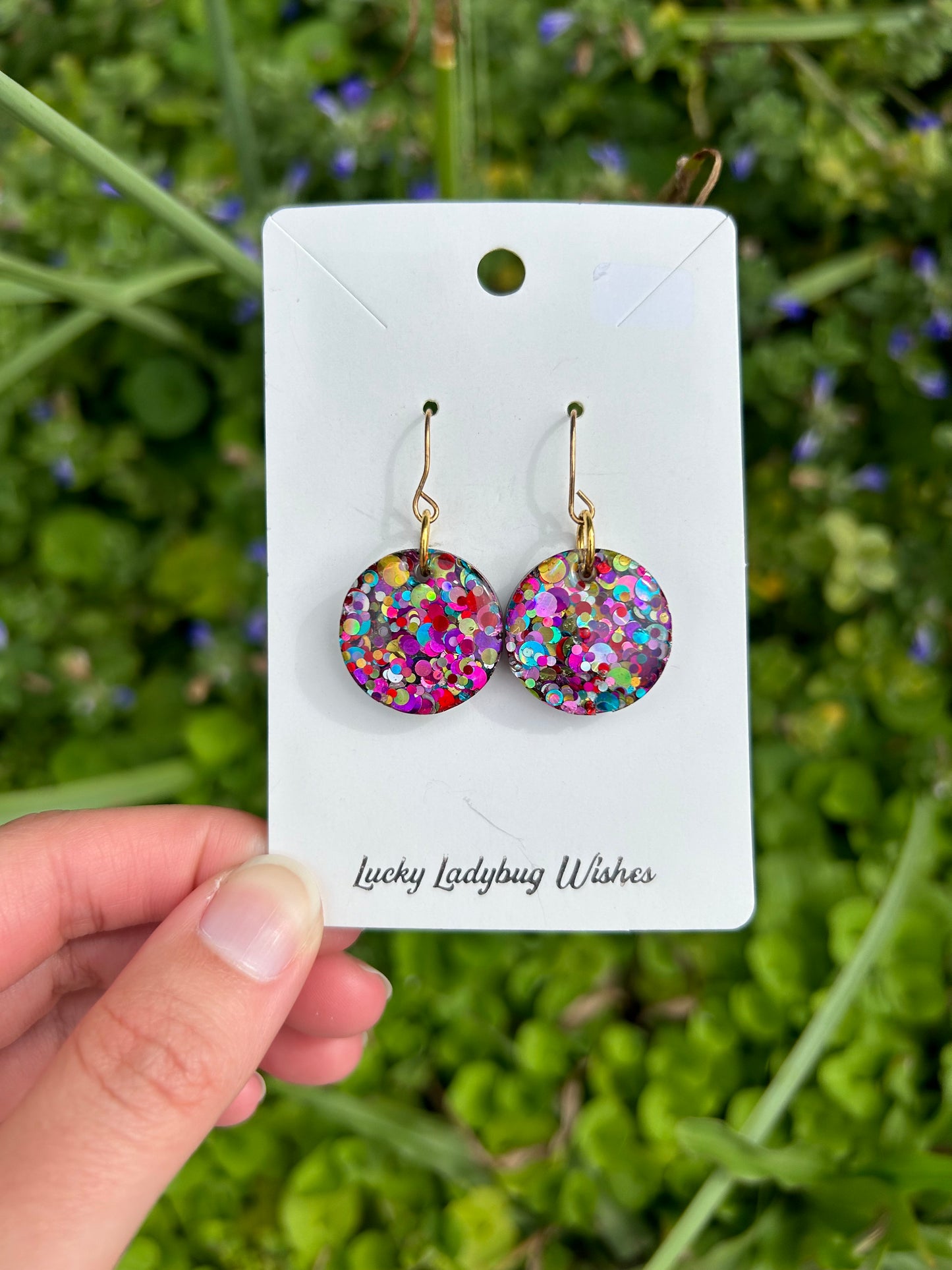 Small Rainbow earrings