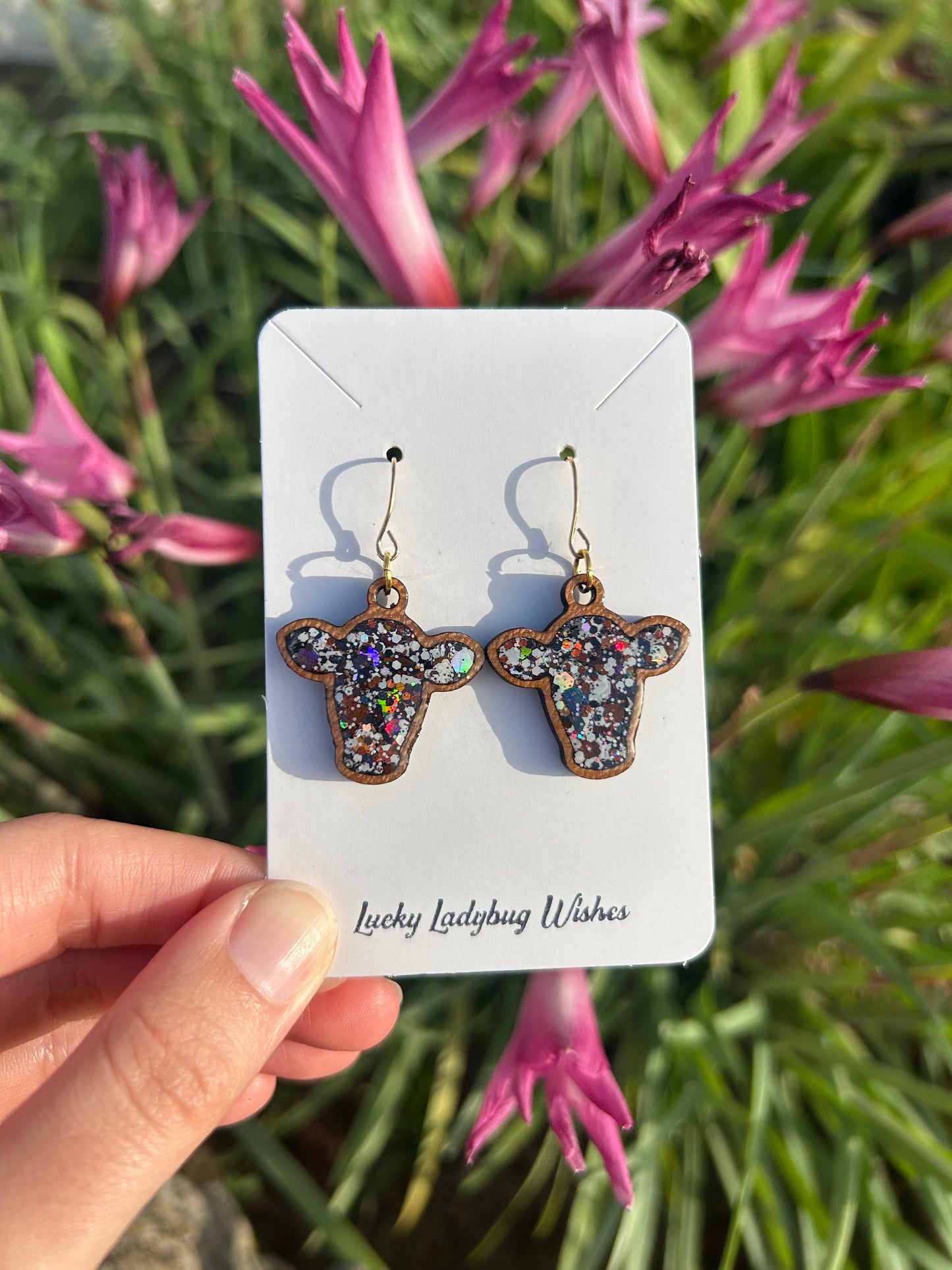 Cow Head earrings
