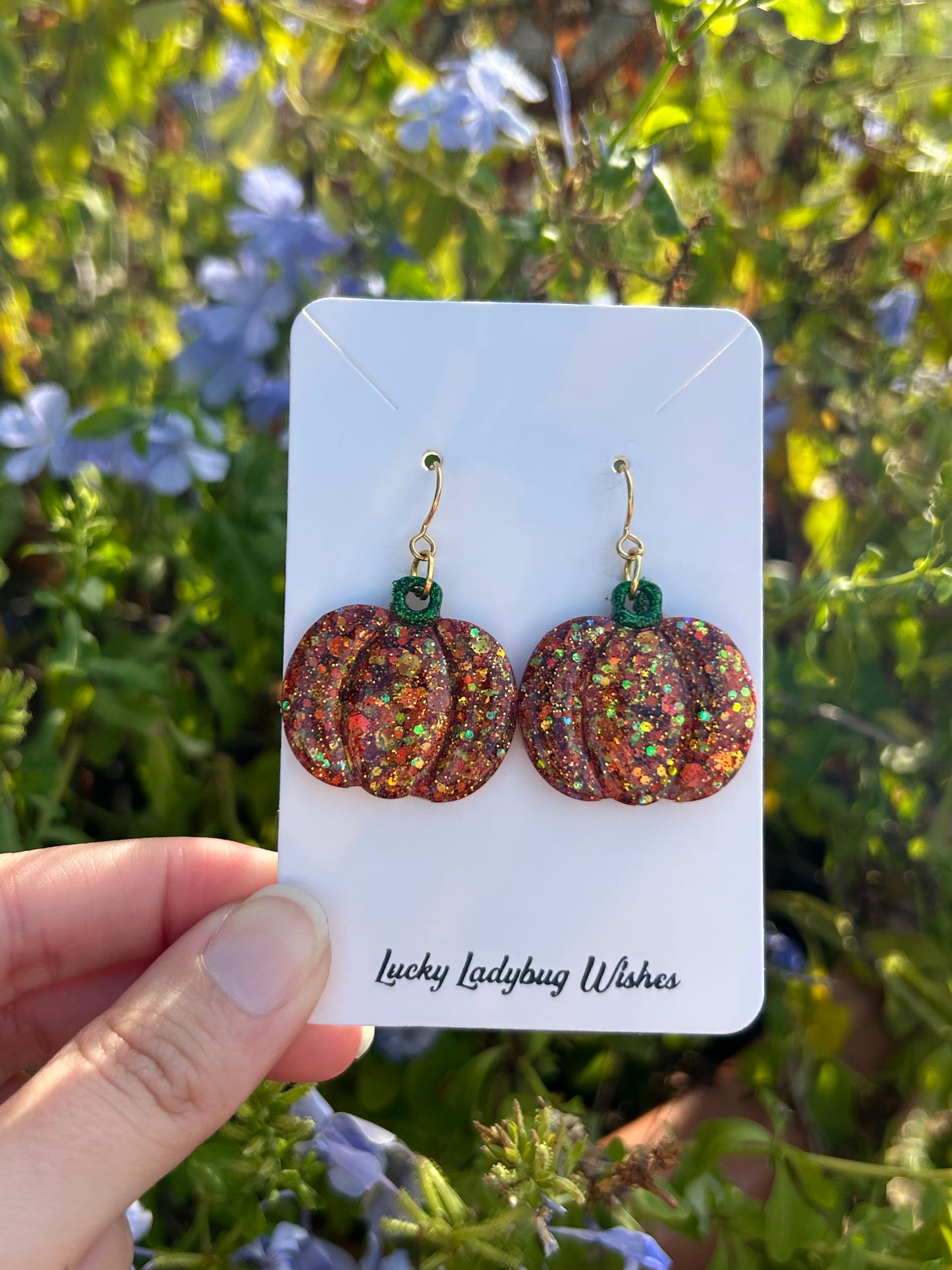 Pumpkin earrings