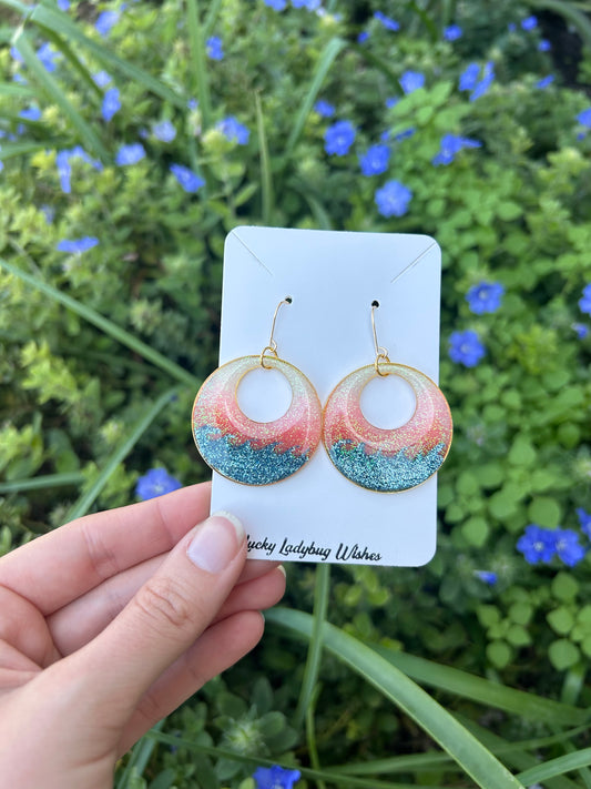 Sunset earrings