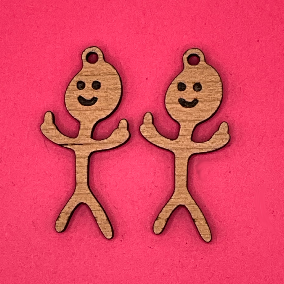 Blank Stick Man wooden bezel