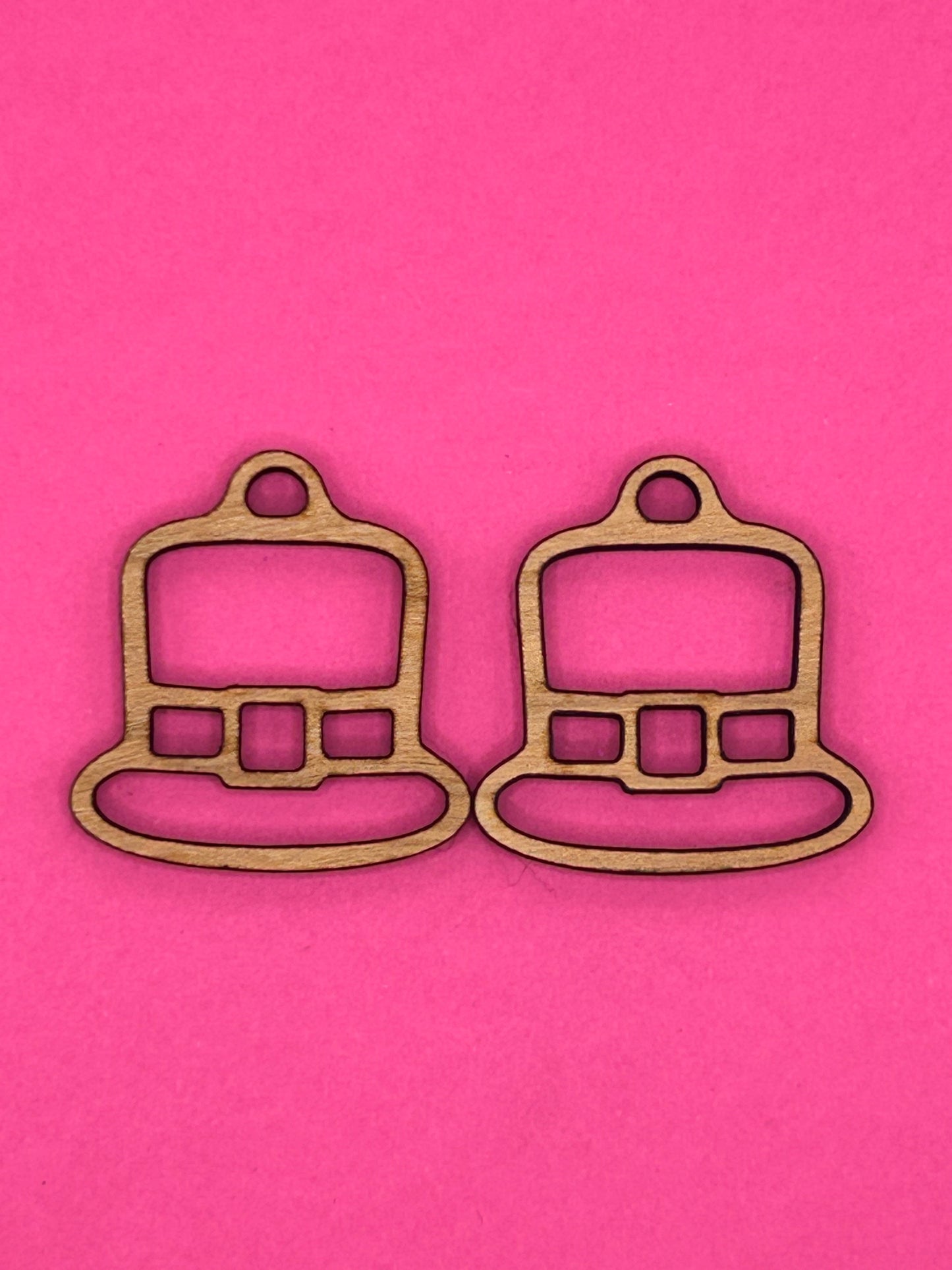 Blank Leprechaun hat wooden bezels