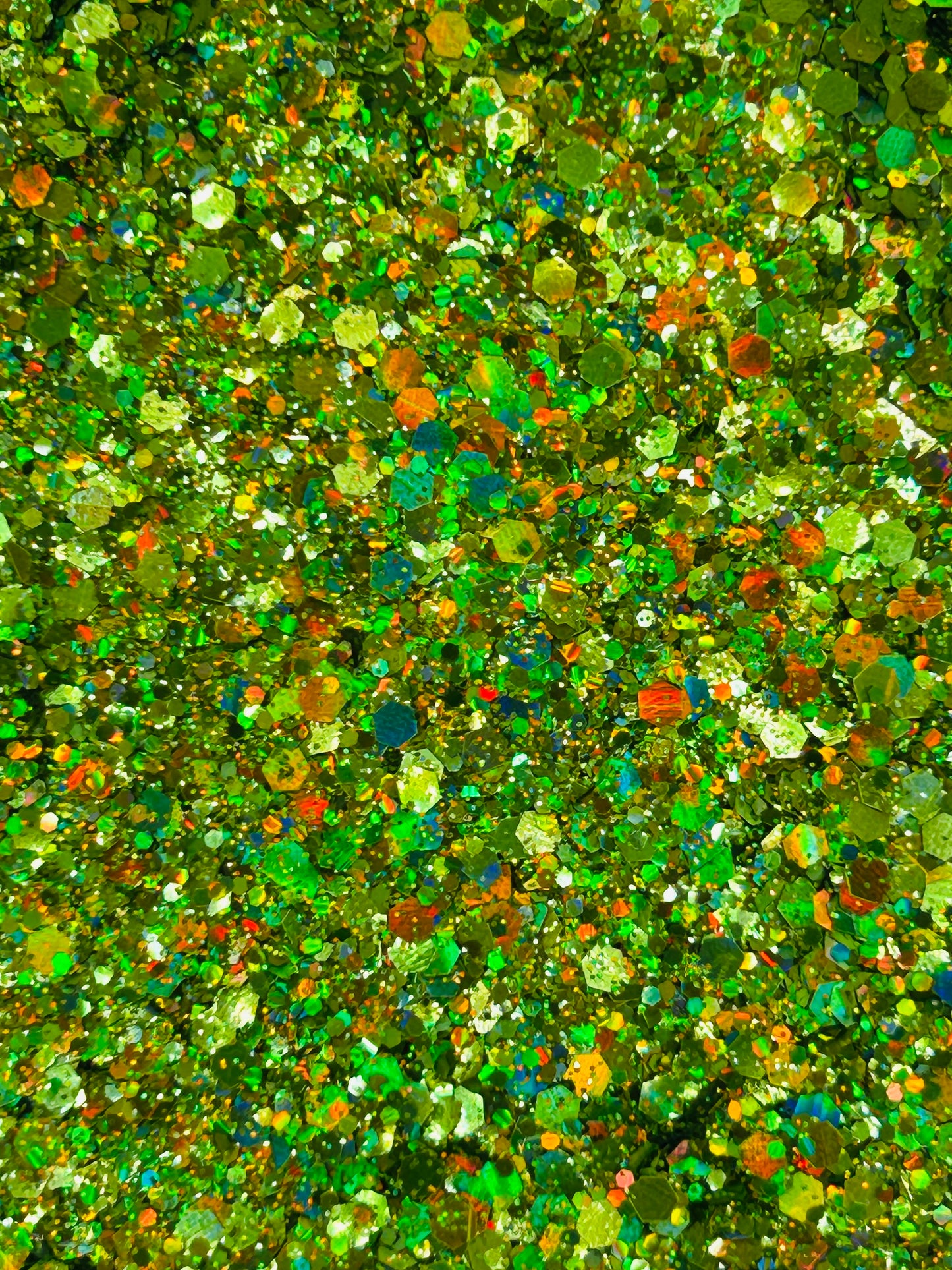 Grass Green Chunky Holographic glitter