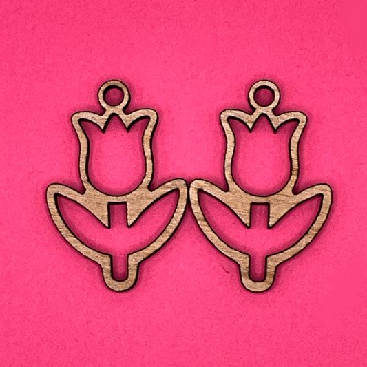 Blank Tulip wooden bezels