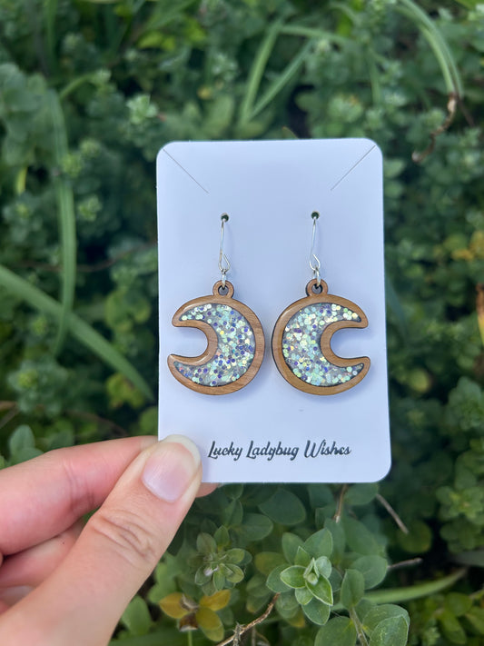 Moon earrings