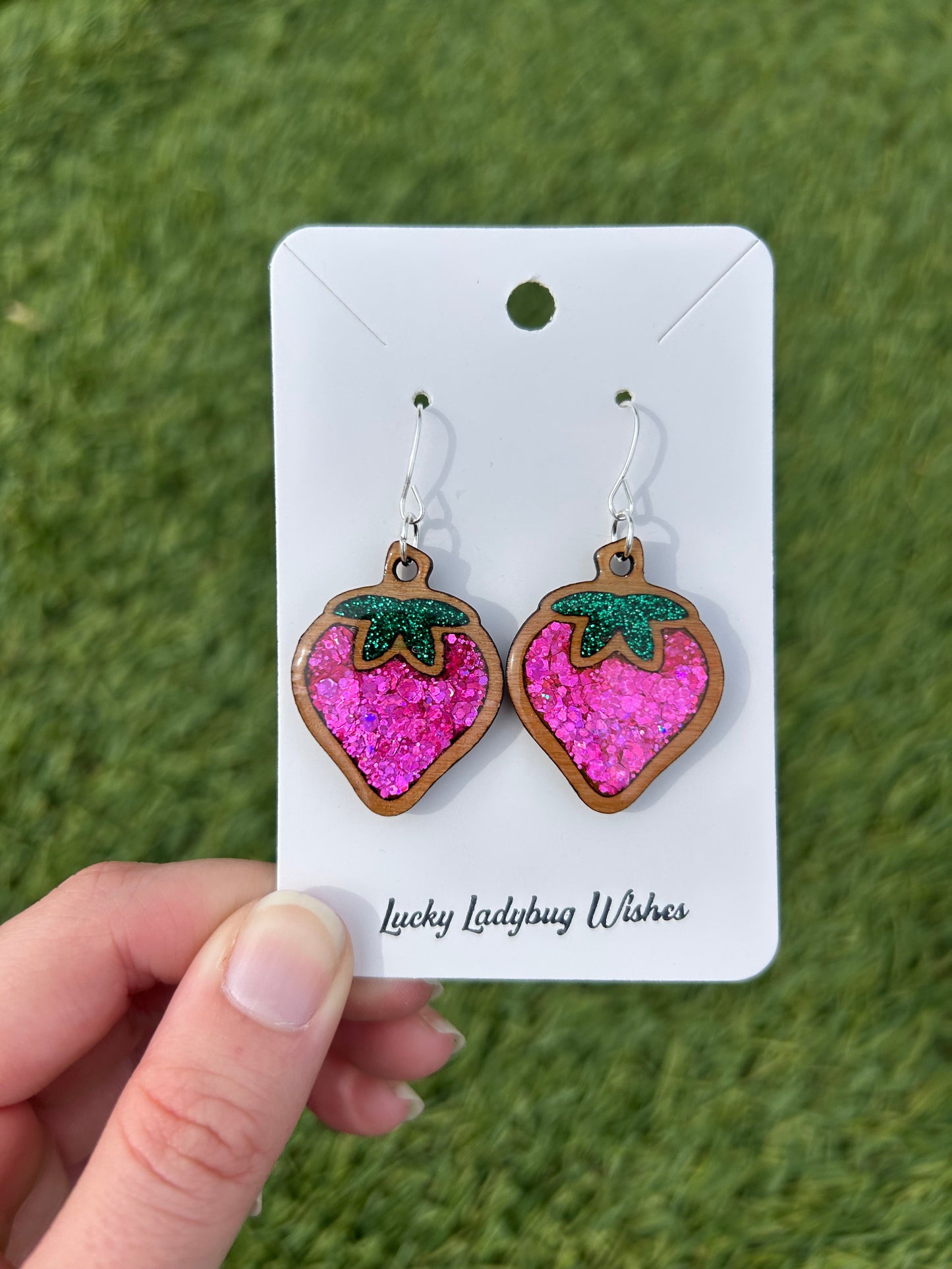 Strawberry earrings