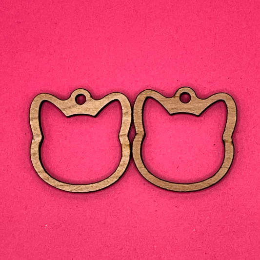 Blank Cat Head wooden bezels