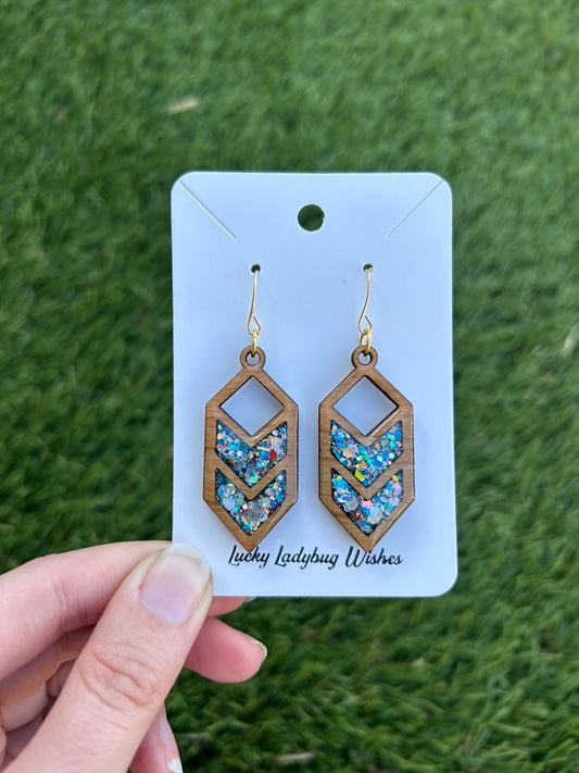 Paisley earrings