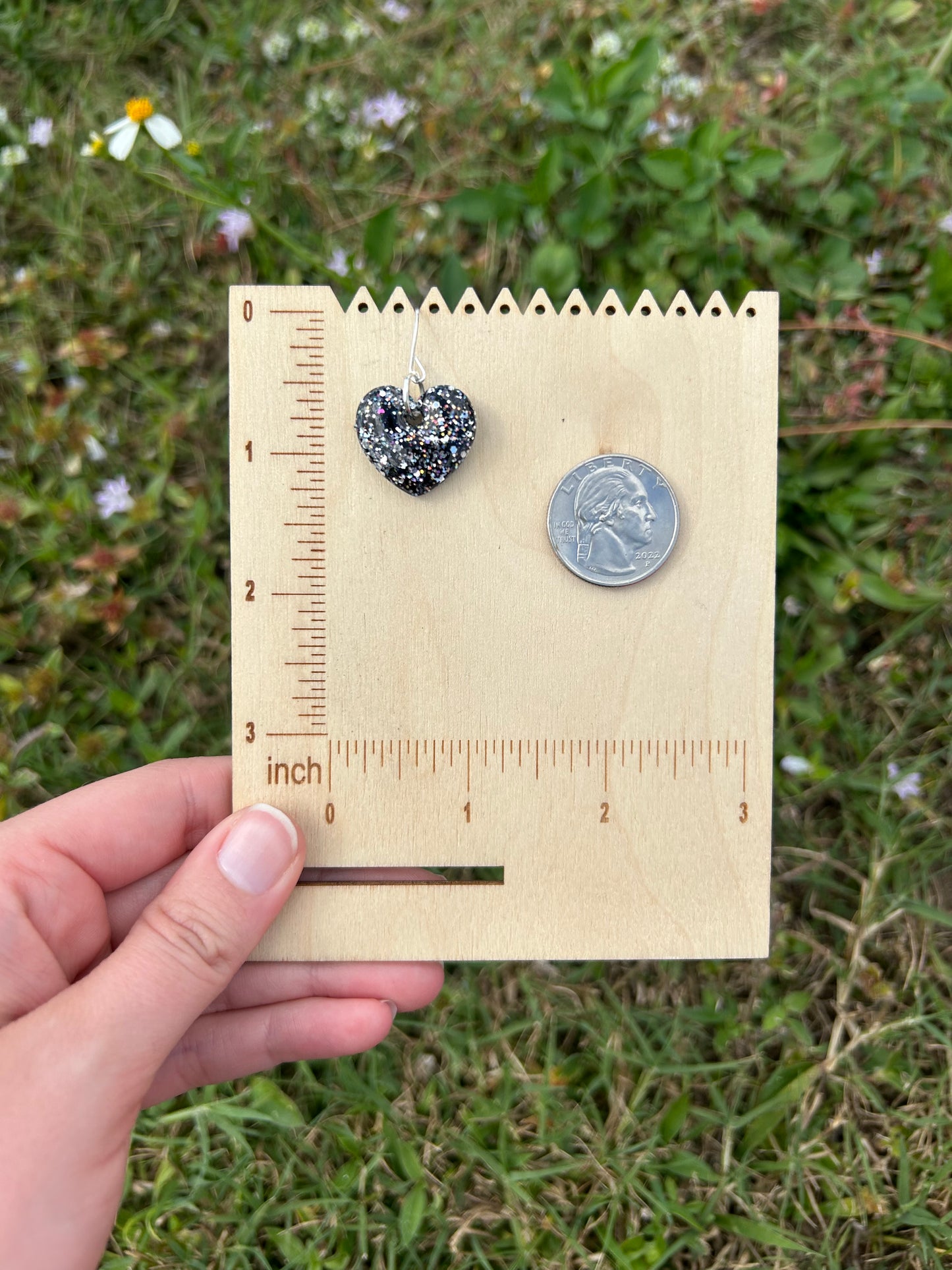 Small eclipse earrings