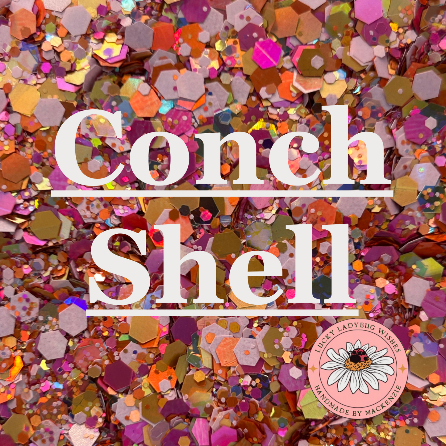 Conch Shell Glitter