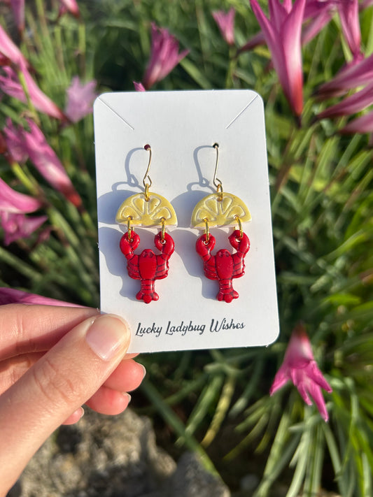 Crawfish earrings