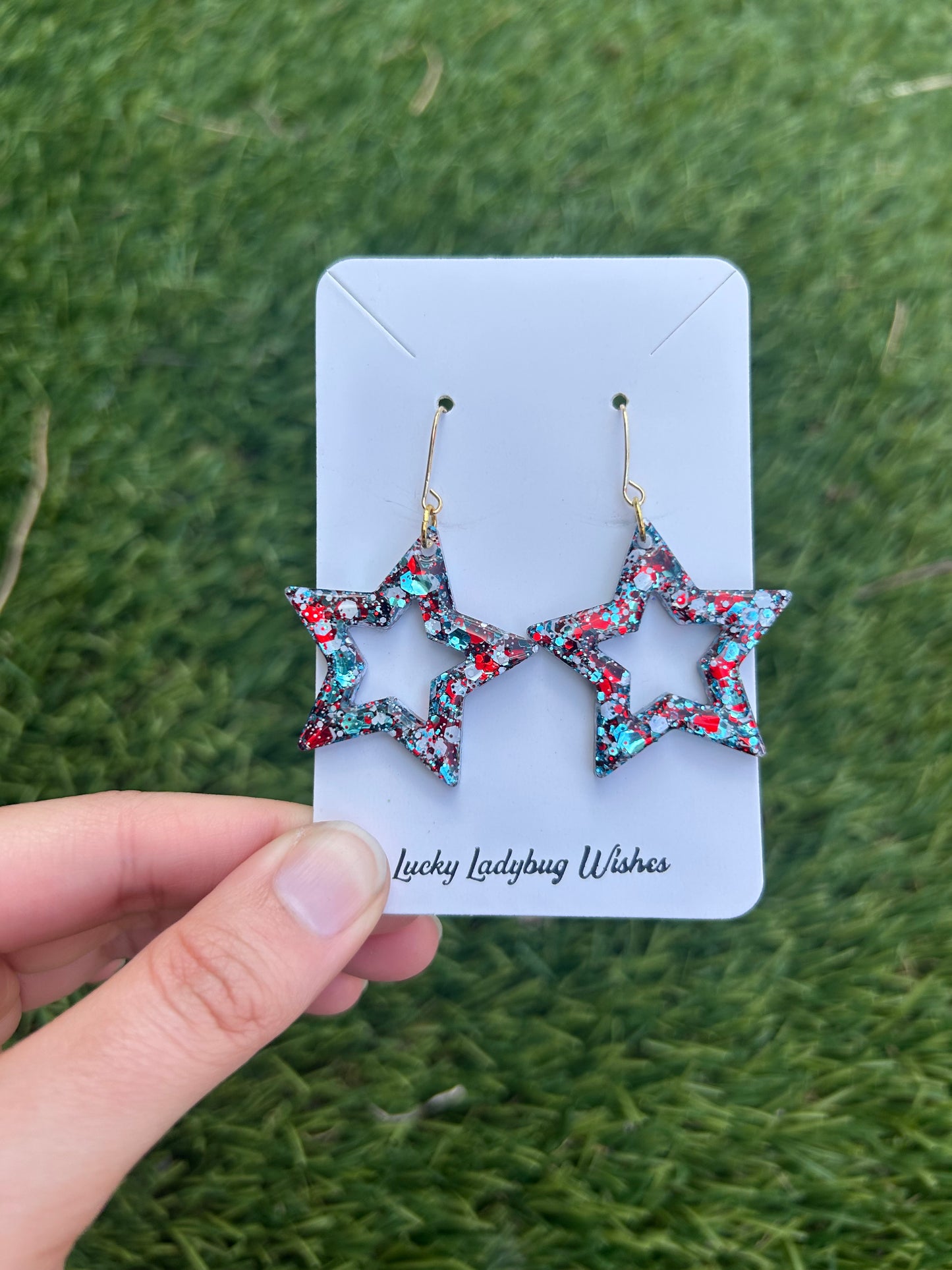 Star earrings