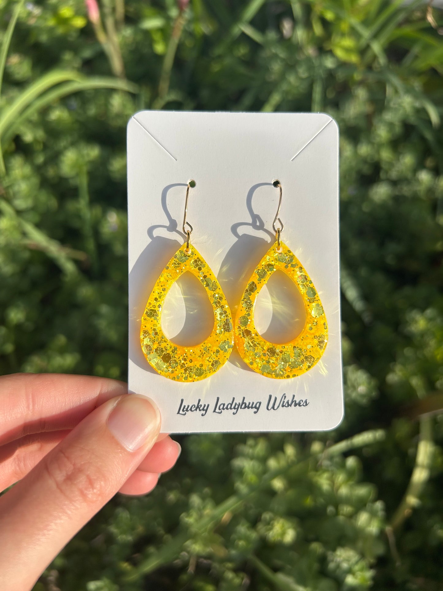 Small Aloha earrings